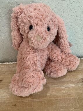 NEW Blush Mauve Pink  Easter Bunny Rabbit Plush Floppy Ears Soft Stuffed Toy 12”